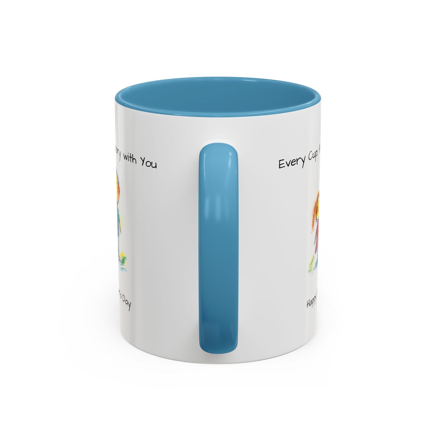Inspirational Accent Coffee Mug - 11oz, Perfect Gift for Father's Day