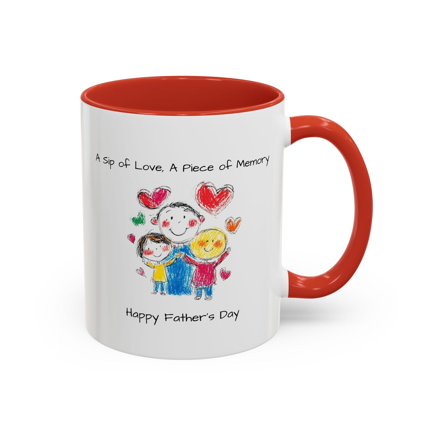Inspirational Accent Coffee Mug - 11oz, Perfect Gift for Father's Day