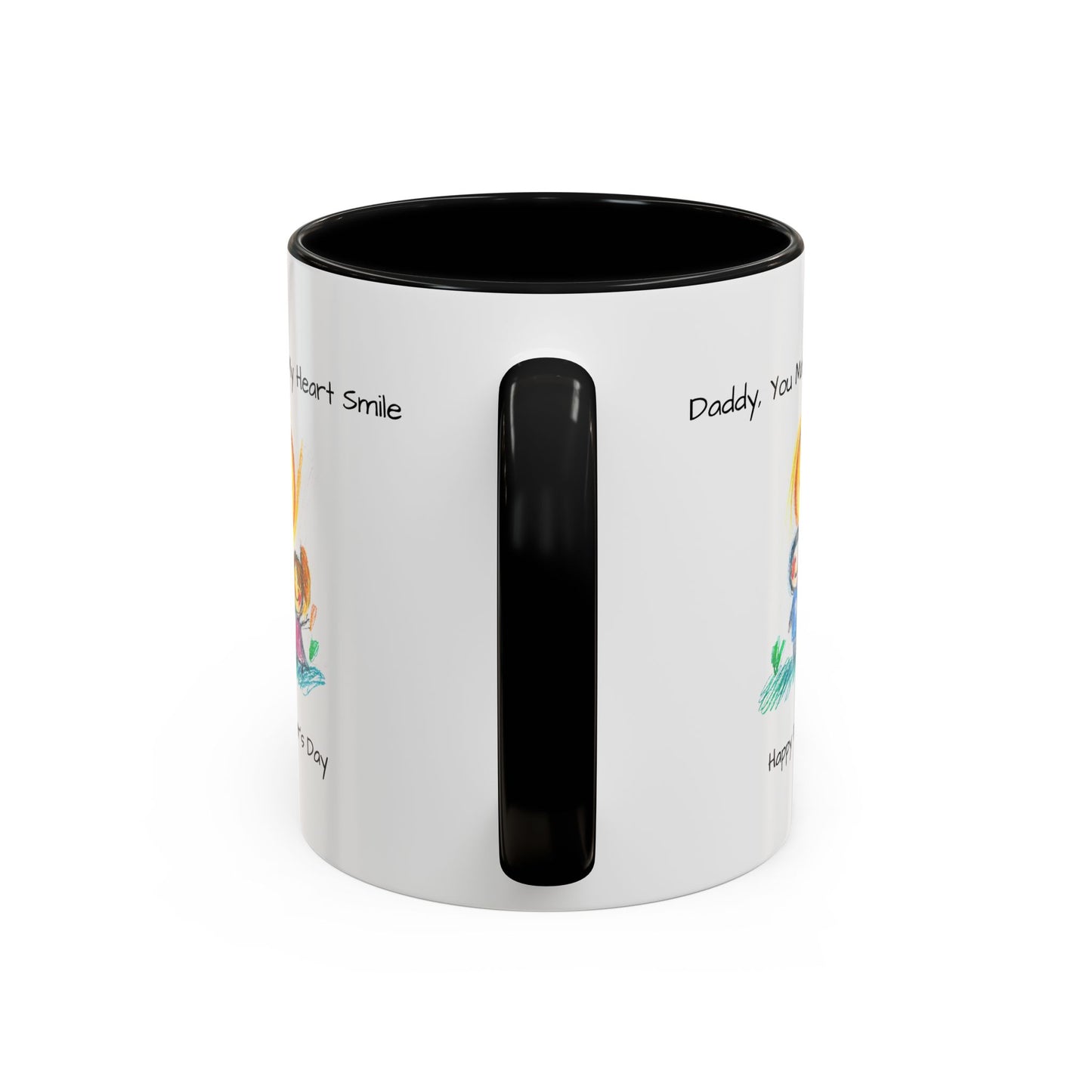 Inspirational Accent Coffee Mug - 11oz, Perfect Gift for Father's Day