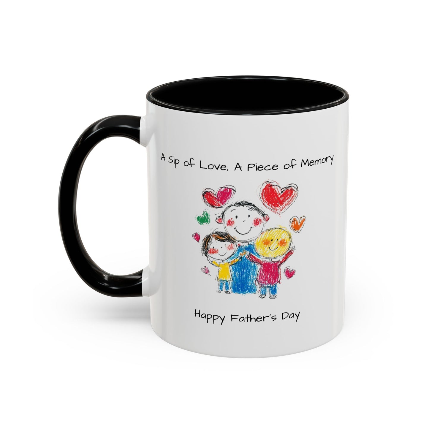 Inspirational Accent Coffee Mug - 11oz, Perfect Gift for Father's Day