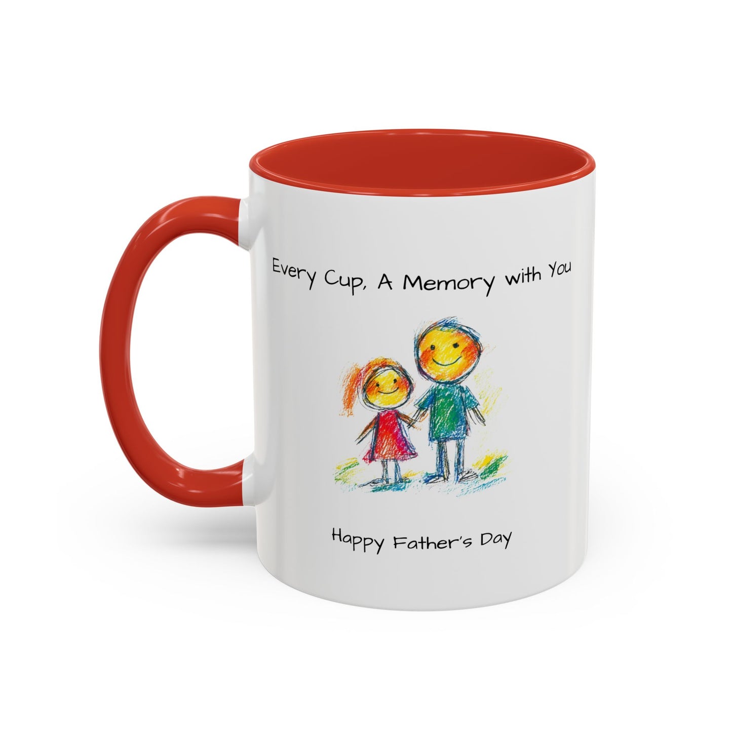 Inspirational Accent Coffee Mug - 11oz, Perfect Gift for Father's Day