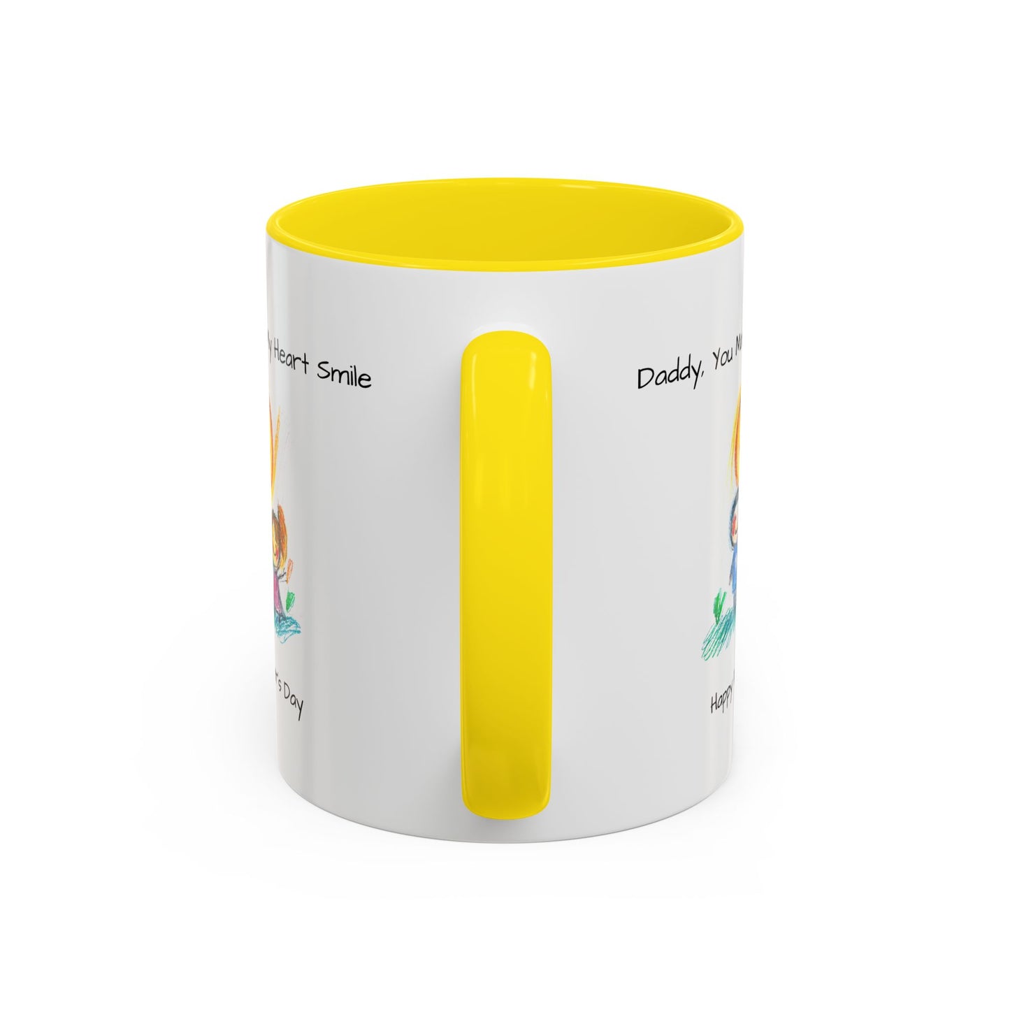 Inspirational Accent Coffee Mug - 11oz, Perfect Gift for Father's Day