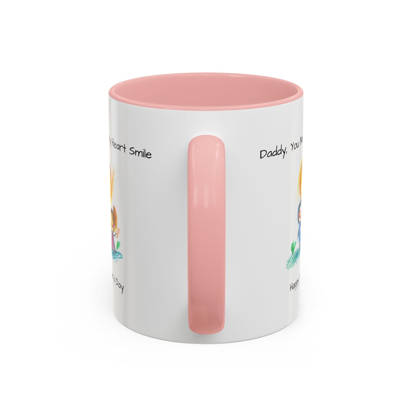 Inspirational Accent Coffee Mug - 11oz, Perfect Gift for Father's Day