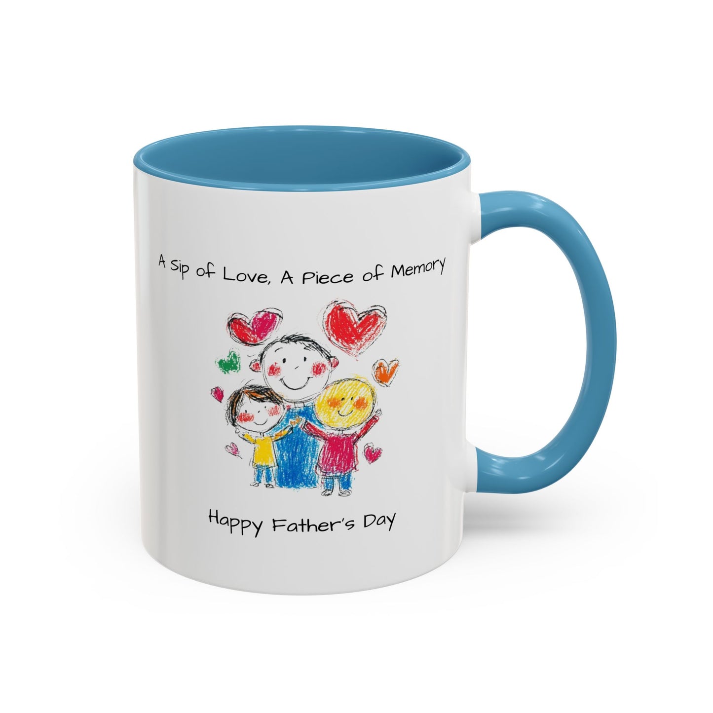 Inspirational Accent Coffee Mug - 11oz, Perfect Gift for Father's Day