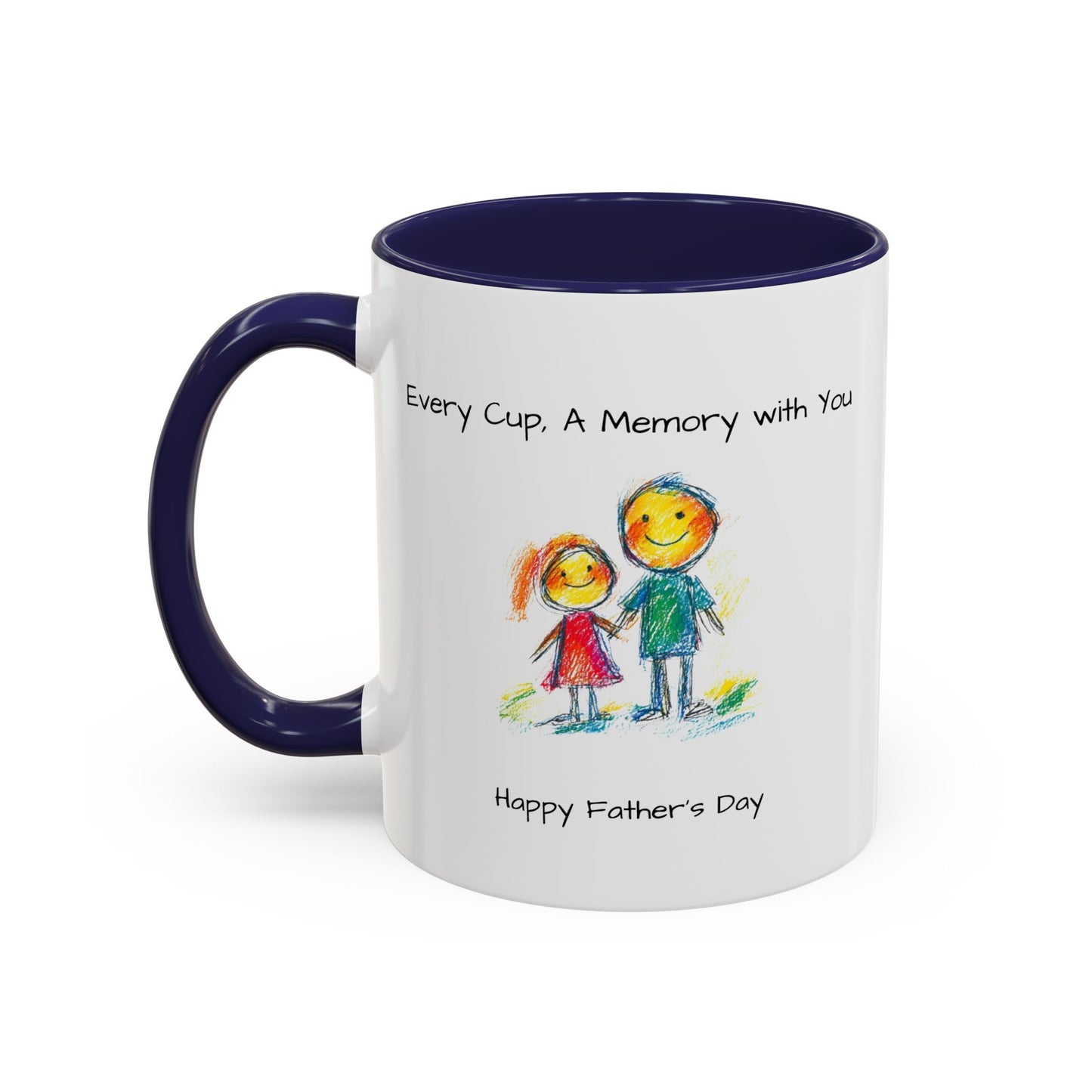 Inspirational Accent Coffee Mug - 11oz, Perfect Gift for Father's Day