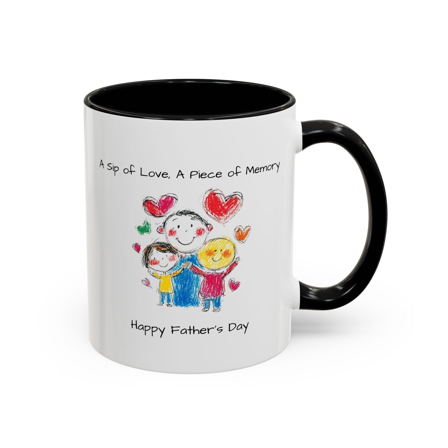 Inspirational Accent Coffee Mug - 11oz, Perfect Gift for Father's Day