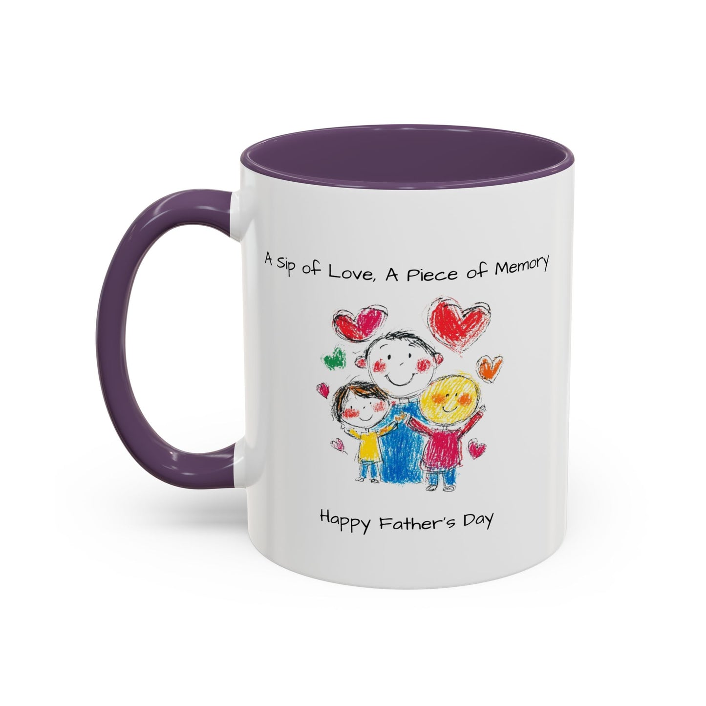 Inspirational Accent Coffee Mug - 11oz, Perfect Gift for Father's Day