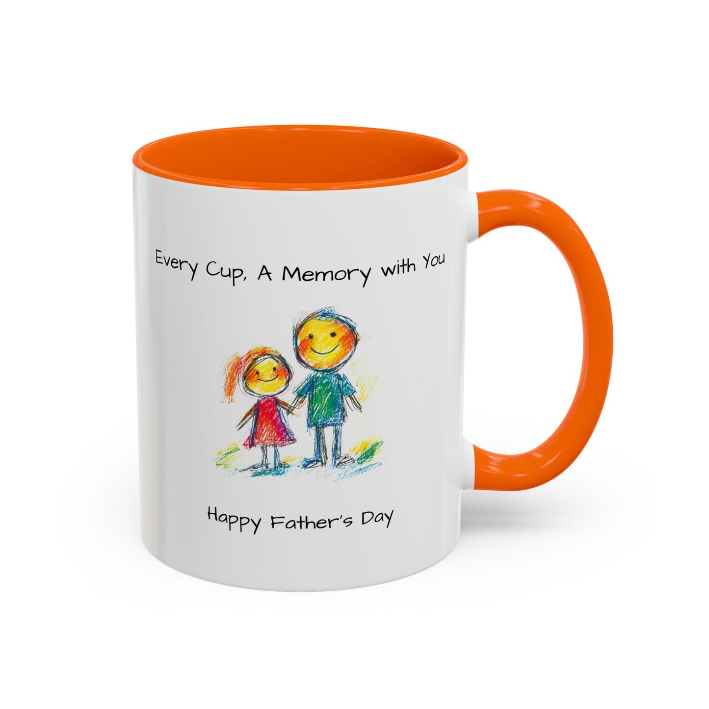Inspirational Accent Coffee Mug - 11oz, Perfect Gift for Father's Day