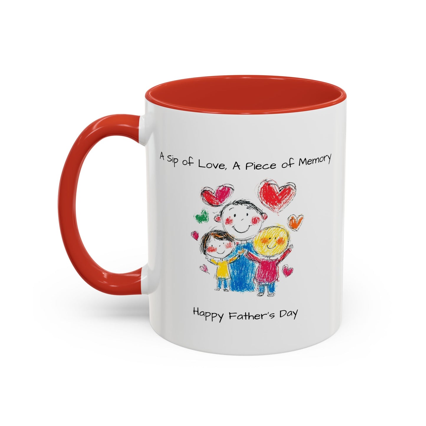 Inspirational Accent Coffee Mug - 11oz, Perfect Gift for Father's Day