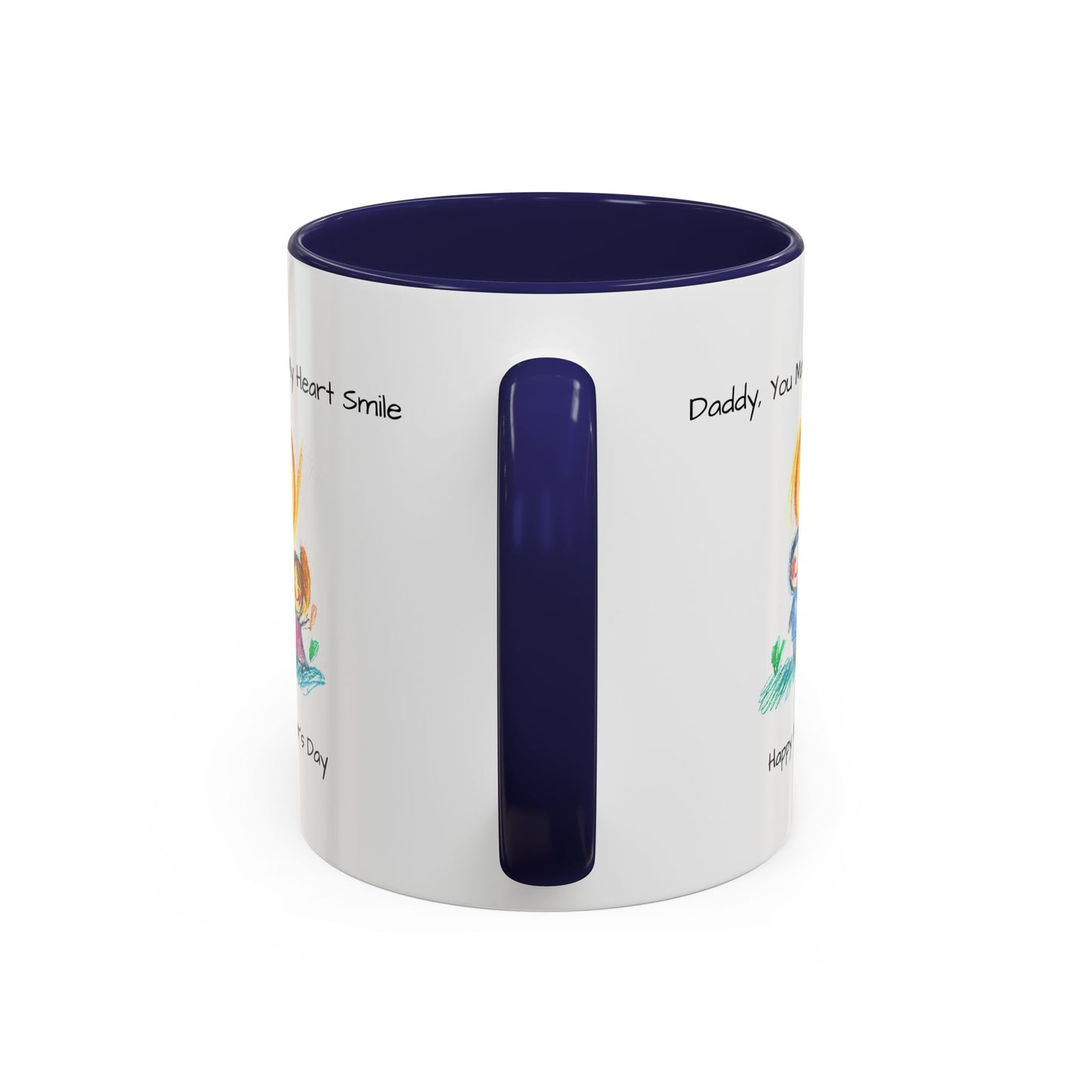 Inspirational Accent Coffee Mug - 11oz, Perfect Gift for Father's Day
