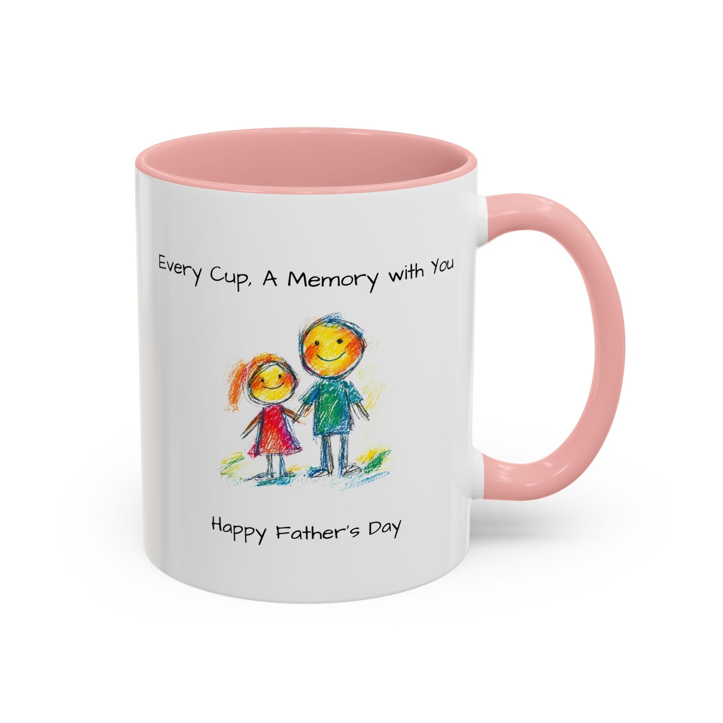 Inspirational Accent Coffee Mug - 11oz, Perfect Gift for Father's Day