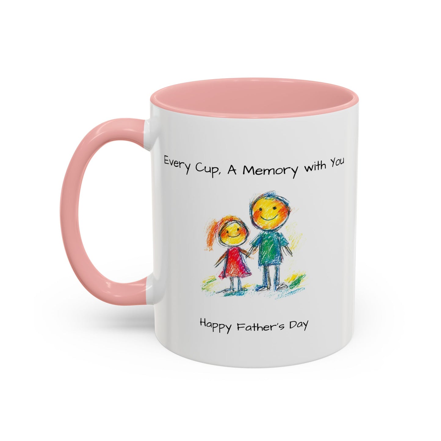 Inspirational Accent Coffee Mug - 11oz, Perfect Gift for Father's Day