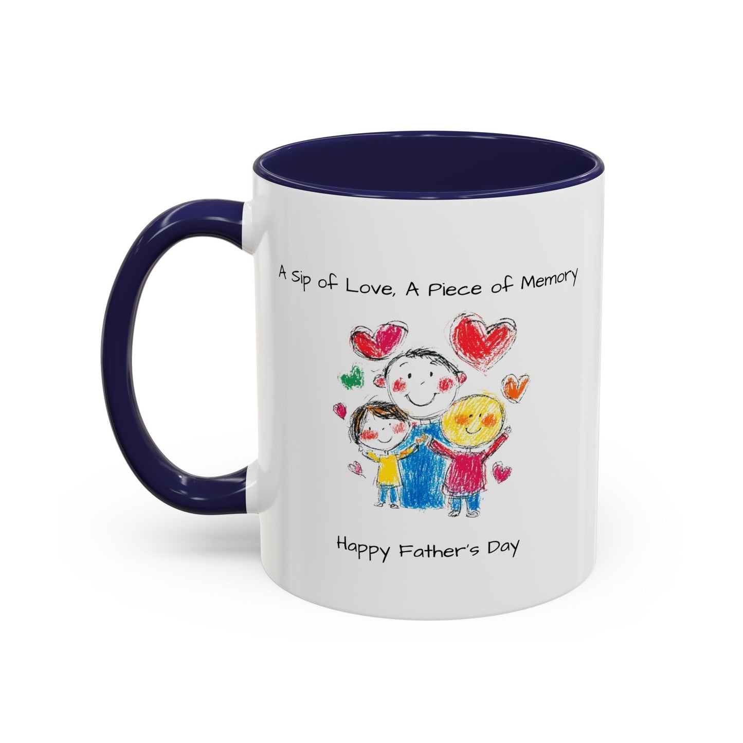 Inspirational Accent Coffee Mug - 11oz, Perfect Gift for Father's Day