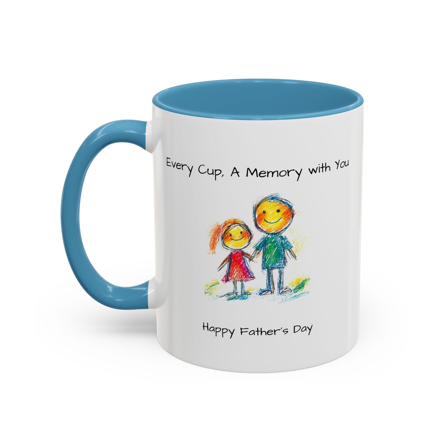 Inspirational Accent Coffee Mug - 11oz, Perfect Gift for Father's Day