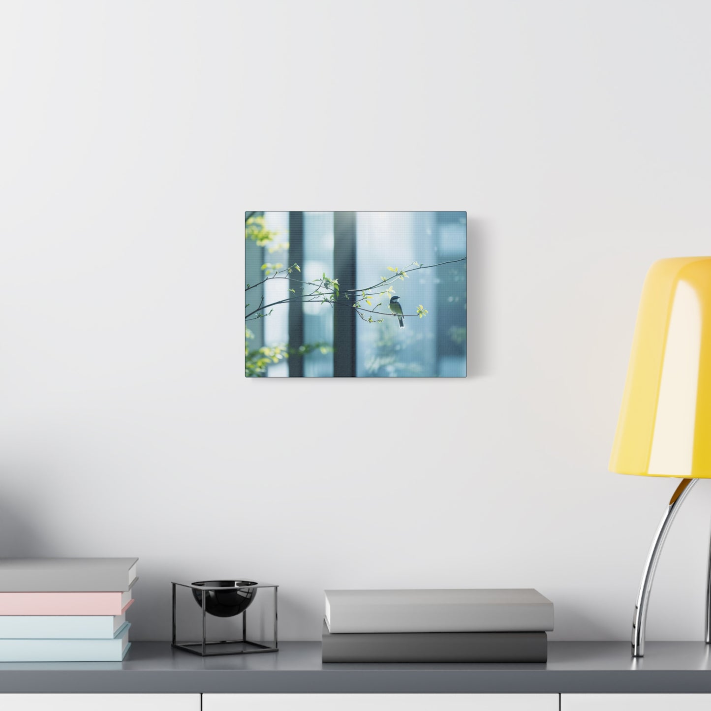 Serene Bird Canvas Wall Art - Stretched 1.25" Frame