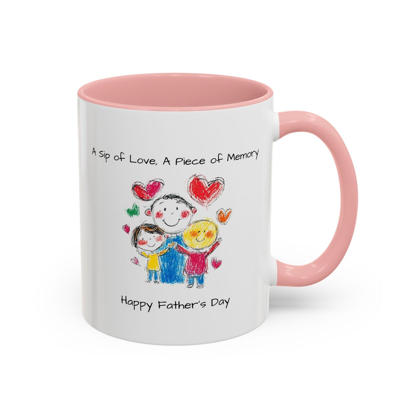 Inspirational Accent Coffee Mug - 11oz, Perfect Gift for Father's Day