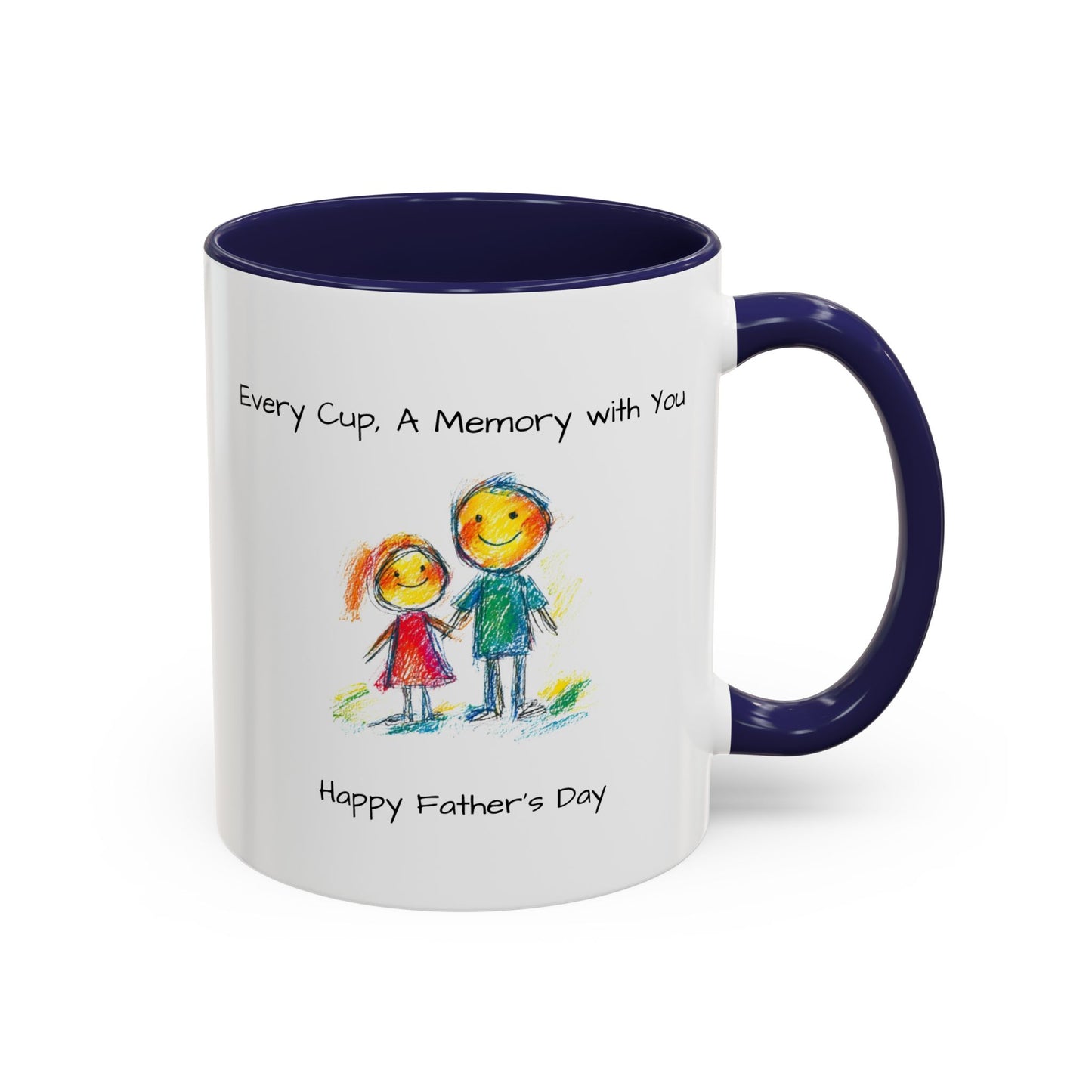 Inspirational Accent Coffee Mug - 11oz, Perfect Gift for Father's Day