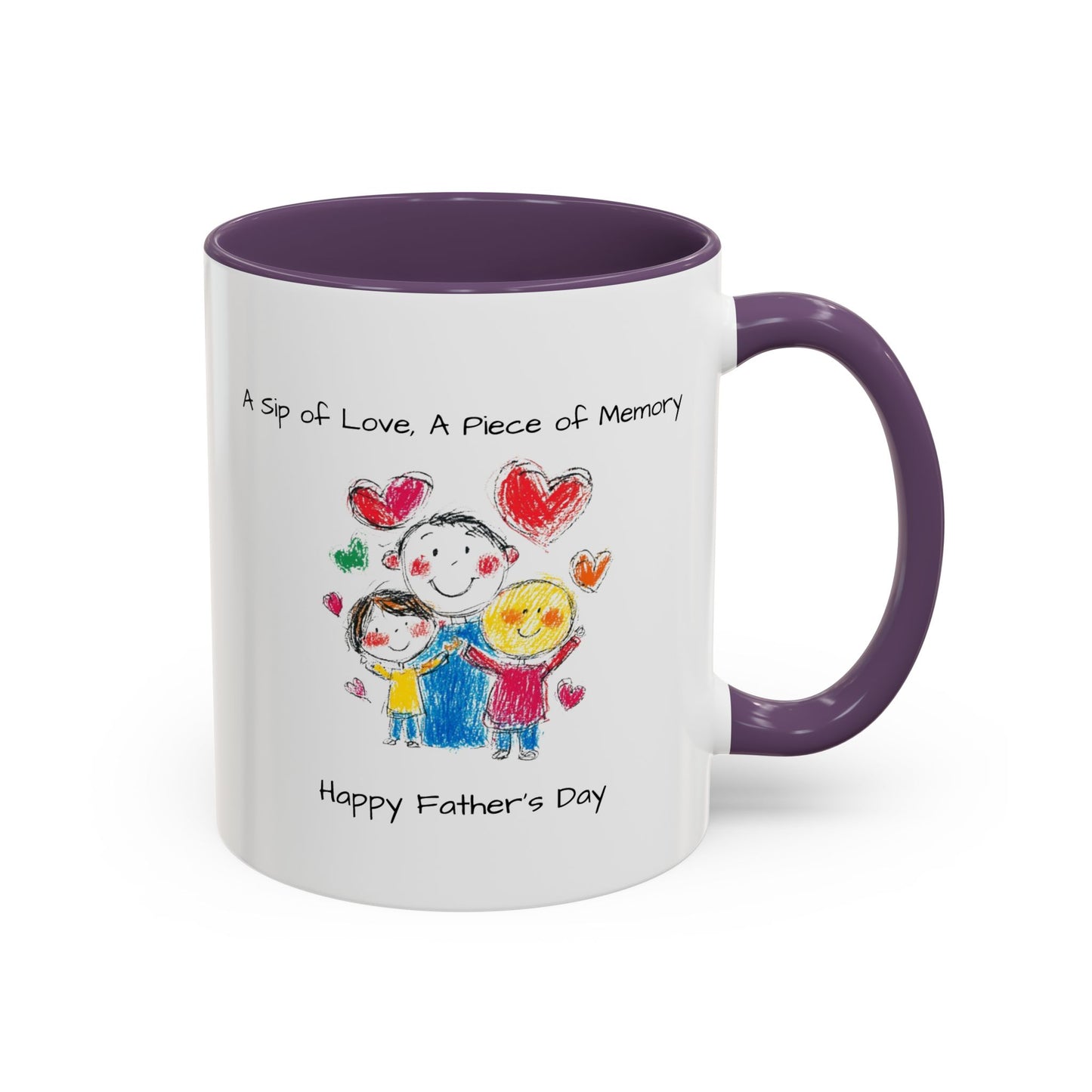 Inspirational Accent Coffee Mug - 11oz, Perfect Gift for Father's Day