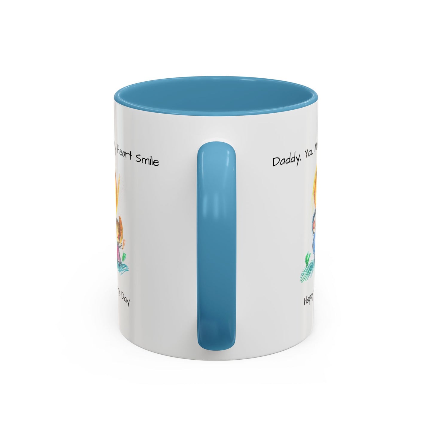 Inspirational Accent Coffee Mug - 11oz, Perfect Gift for Father's Day