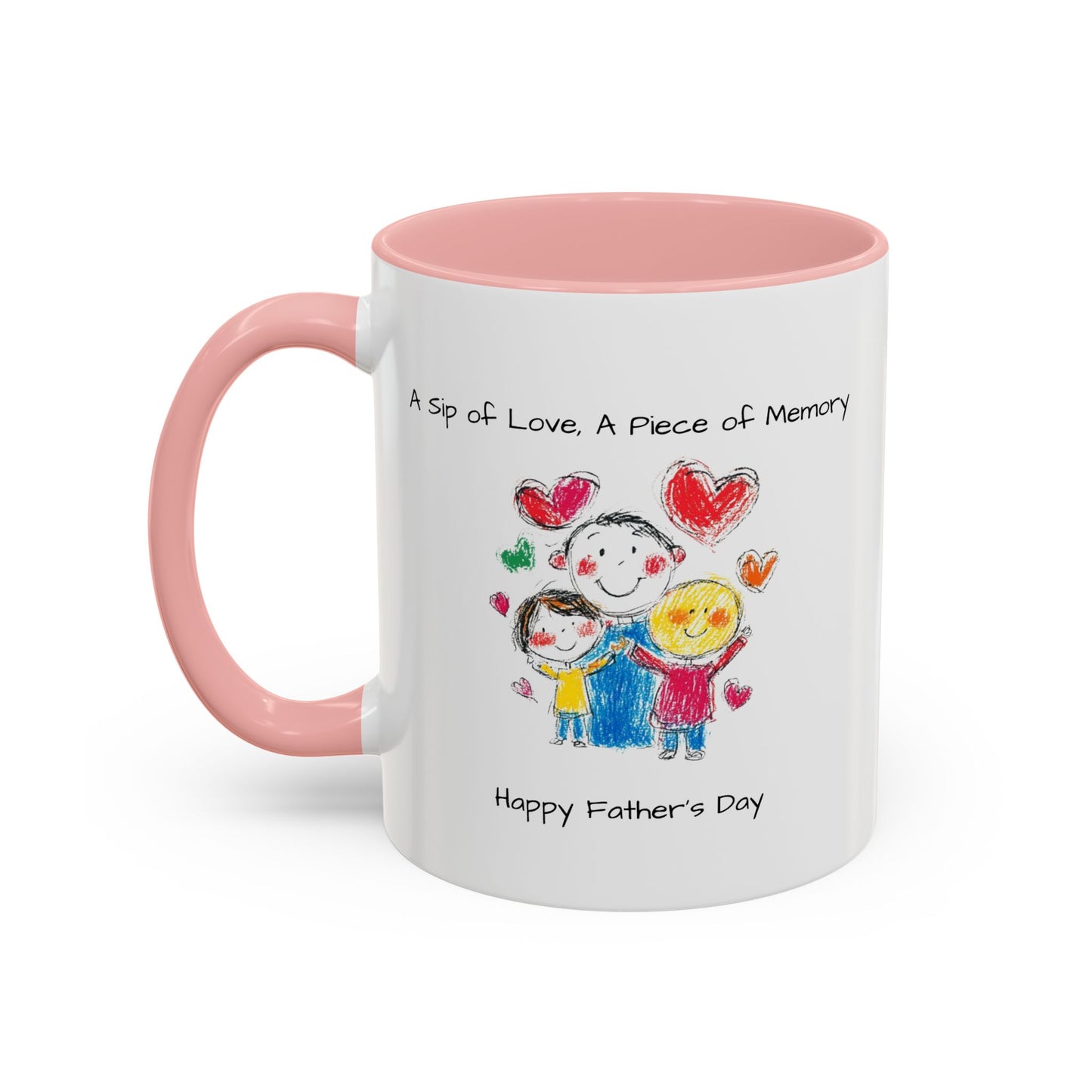 Inspirational Accent Coffee Mug - 11oz, Perfect Gift for Father's Day