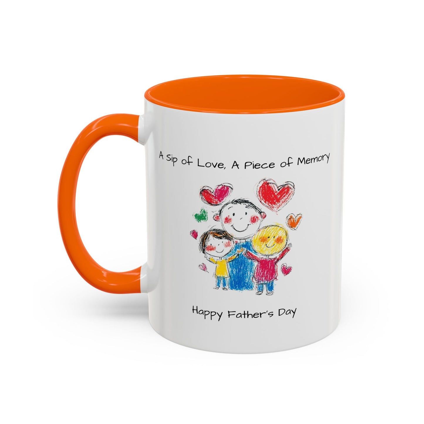 Inspirational Accent Coffee Mug - 11oz, Perfect Gift for Father's Day