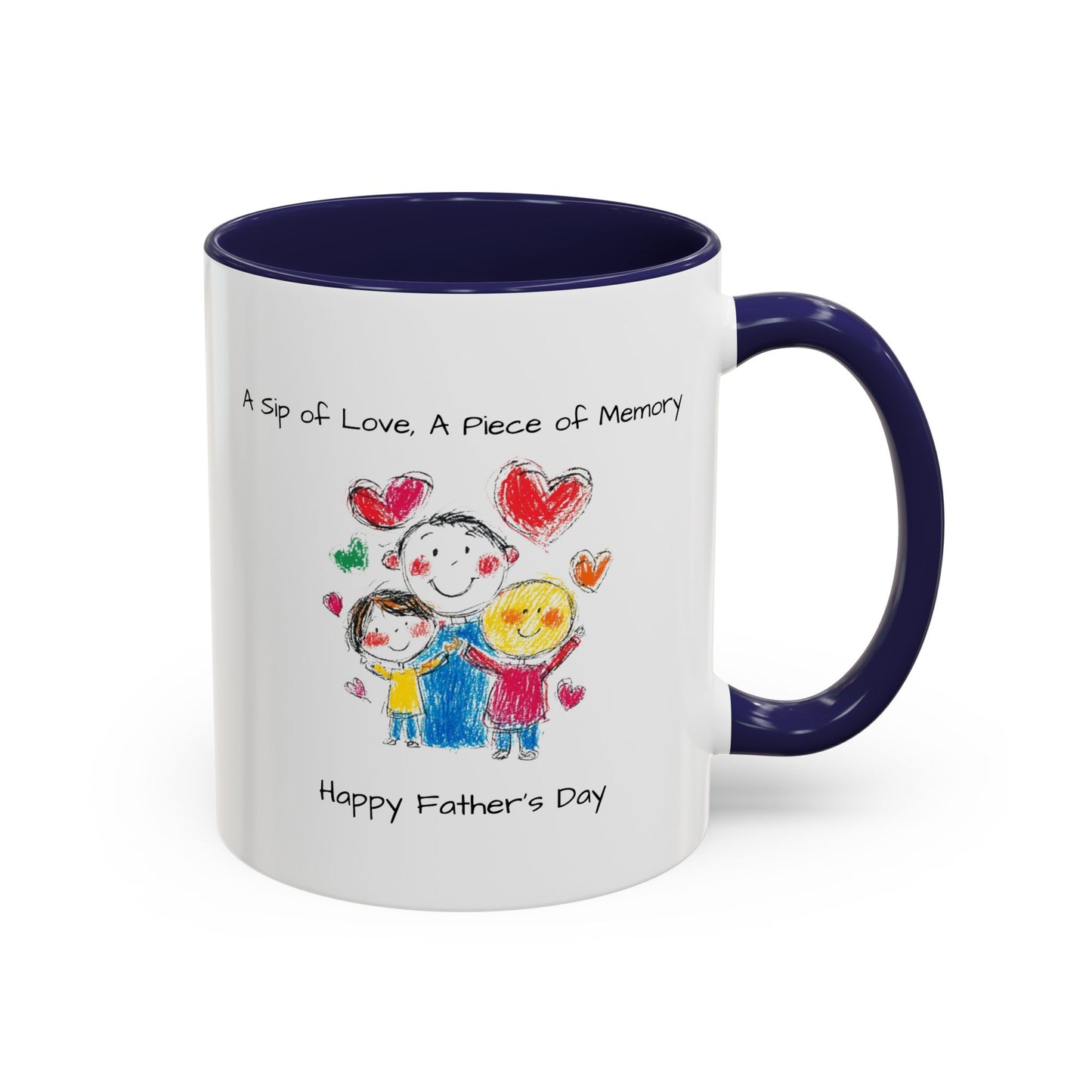 Inspirational Accent Coffee Mug - 11oz, Perfect Gift for Father's Day