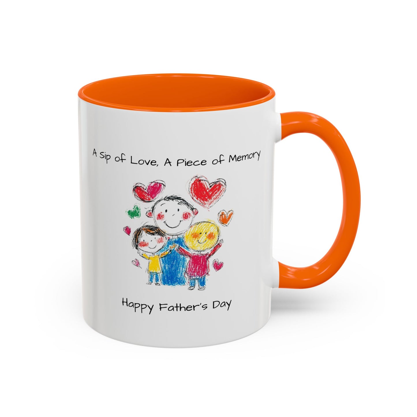 Inspirational Accent Coffee Mug - 11oz, Perfect Gift for Father's Day