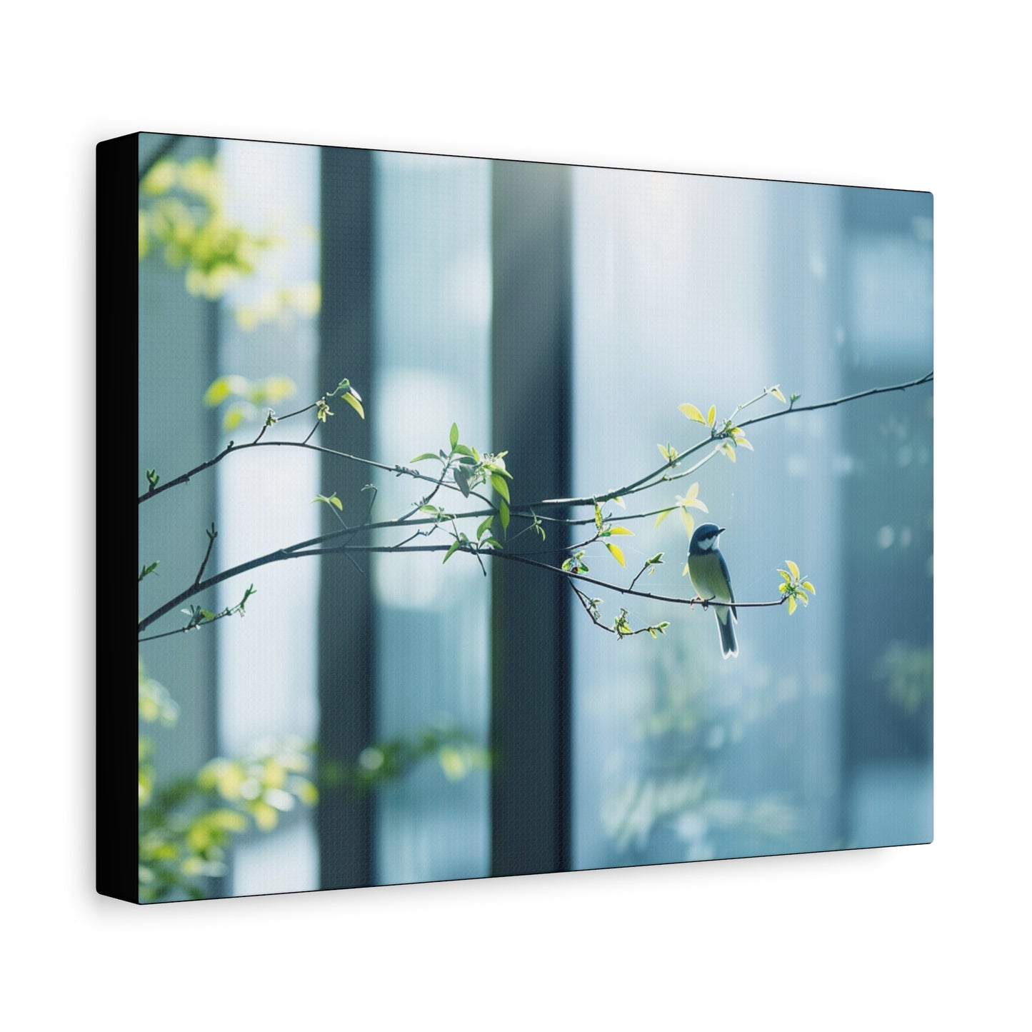 Serene Bird Canvas Wall Art - Stretched 1.25" Frame