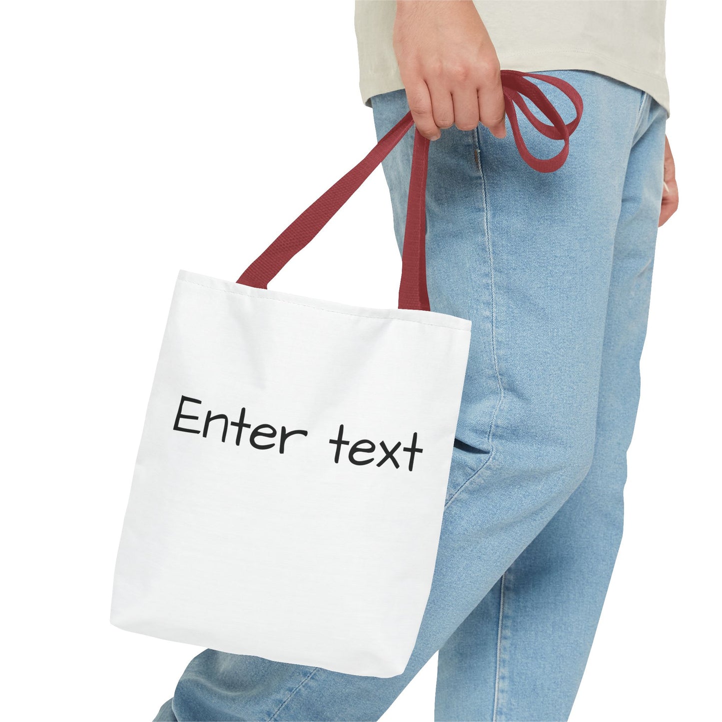 Customizable Text Tote Bag - Perfect for Everyday Use