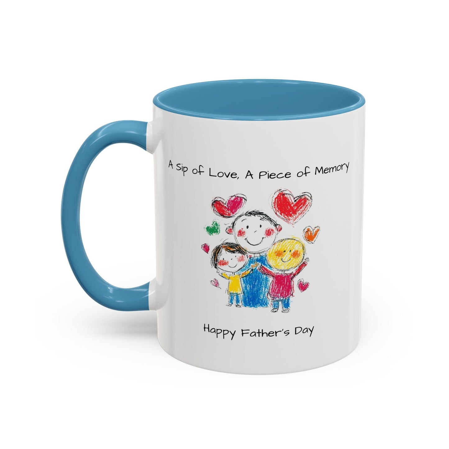 Inspirational Accent Coffee Mug - 11oz, Perfect Gift for Father's Day