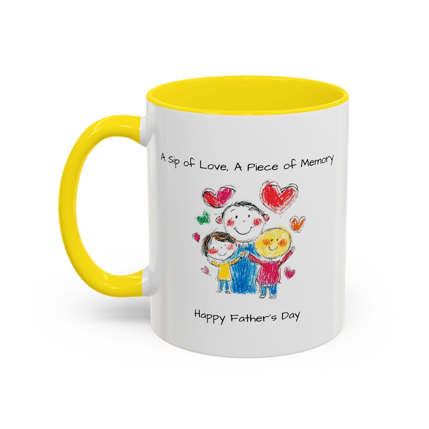 Inspirational Accent Coffee Mug - 11oz, Perfect Gift for Father's Day