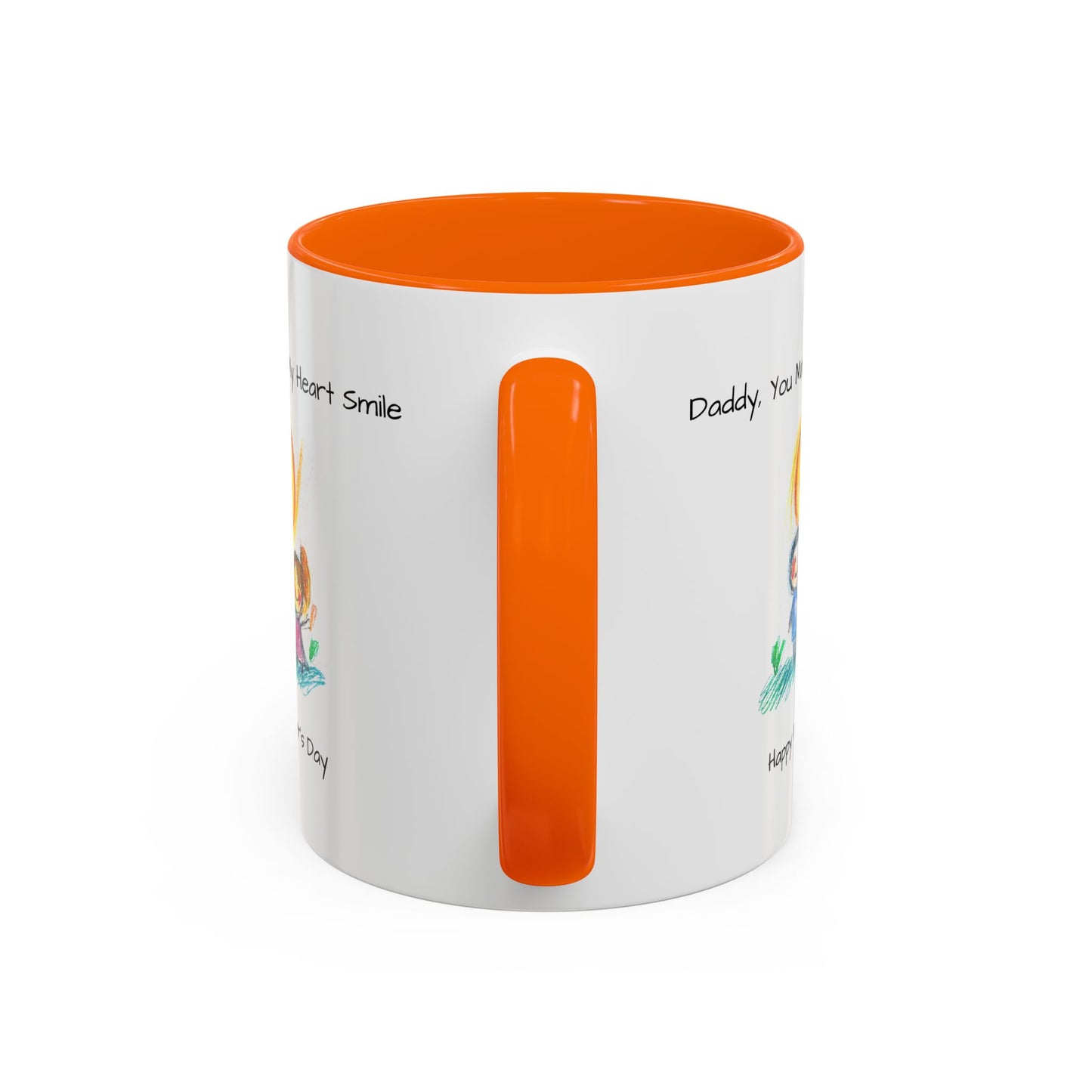 Inspirational Accent Coffee Mug - 11oz, Perfect Gift for Father's Day