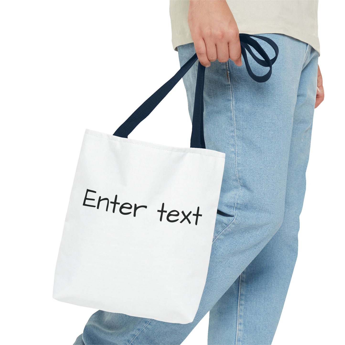 Customizable Text Tote Bag - Perfect for Everyday Use