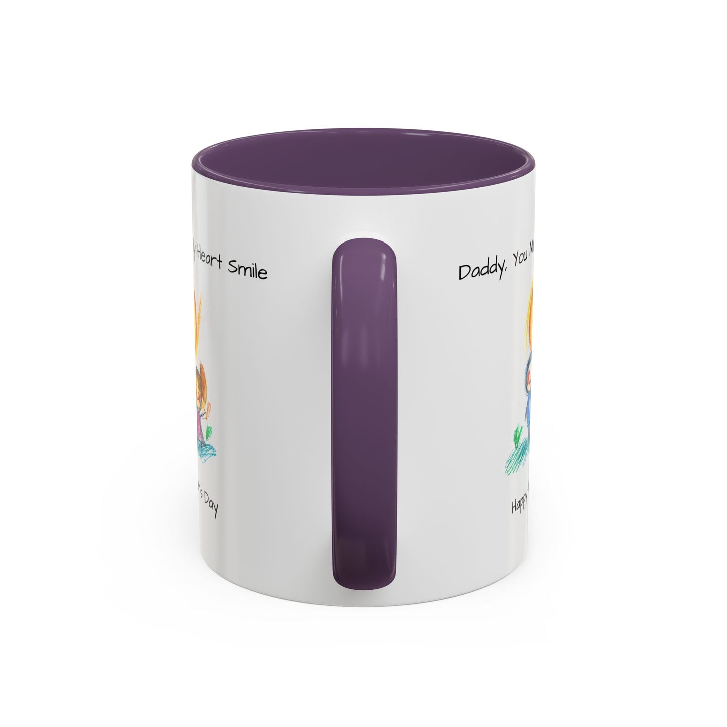 Inspirational Accent Coffee Mug - 11oz, Perfect Gift for Father's Day