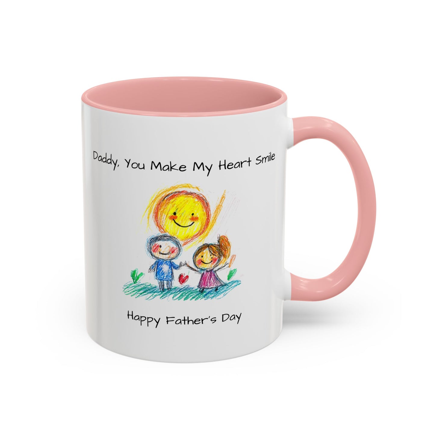 Inspirational Accent Coffee Mug - 11oz, Perfect Gift for Father's Day