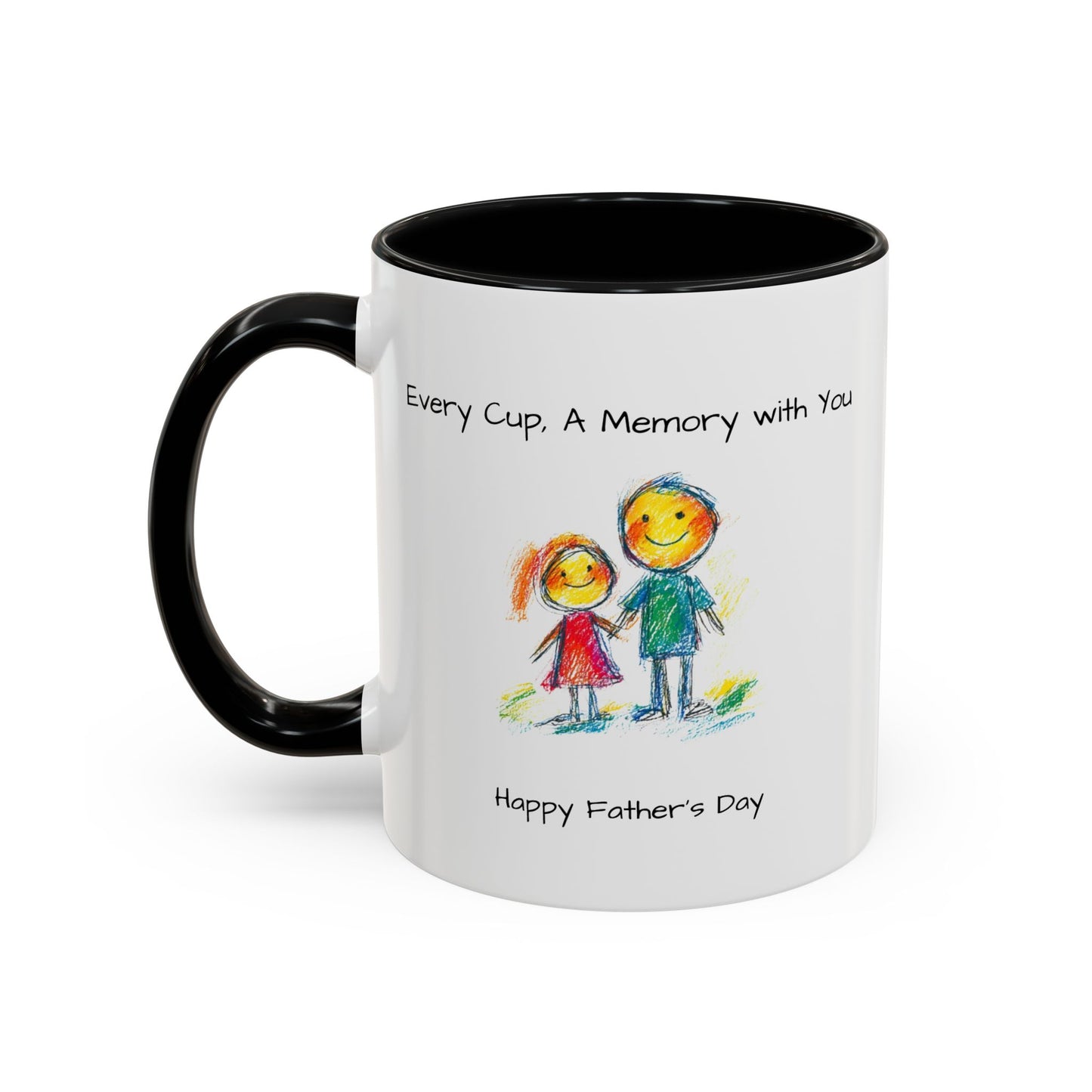 Inspirational Accent Coffee Mug - 11oz, Perfect Gift for Father's Day