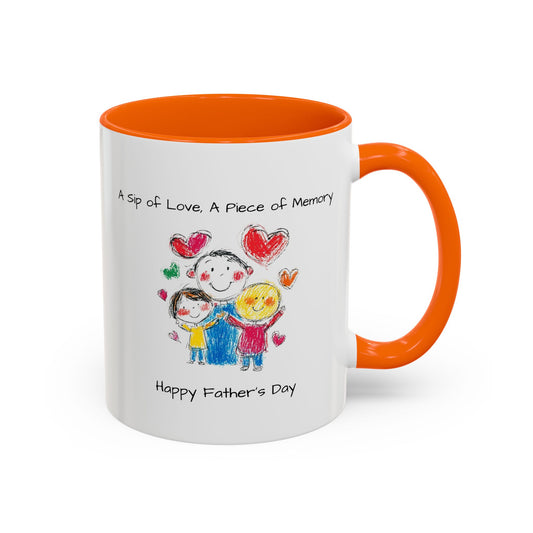 Inspirational Accent Coffee Mug - 11oz, Perfect Gift for Father's Day