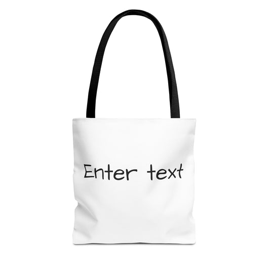 Customizable Text Tote Bag - Perfect for Everyday Use